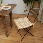 Подушка на стул "Этель" Yellow garden 42х42см, 100% хл, 190 г/м2