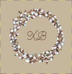 Верба льняной фон ХВ Наволочка 45х45 см 2416570 люрекс New