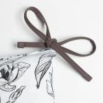 Подушка на стул Доляна Plant leaves 42х42 см, 100% хл, рогожка 164 г/м2