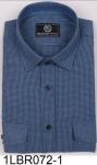 1LBR072H-1 (M-4XL) Сорочка мужск. кашемир дл. рукав, BROSTEM