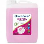 Гель для стирки "Clean&Fresh" для цветного в термоусадке 5000 мл.