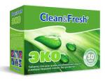 Таблетки для ПММ Clean&Fresh ЭКО 30 шт