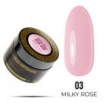 Гель для наращивания LunaLine Deluxe 03 MILKY ROSE