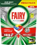 Лимонные таблетки для посудомоечной машины Fairy Platinum Plus All in One — 59 шт