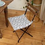 Подушка на стул "Этель" Leaves 42х42см, 100% хл, 190 г/м2