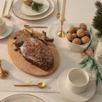 Дорожка на стол Этель Spruce mood 40?149 см, 100% хлопок, саржа 190 г/м?, белая