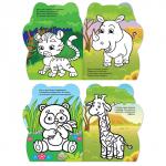 Раскраски набор «Котёнок и друзья», с наклейками, 8 шт. по 12 стр.