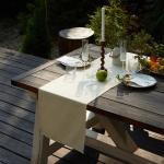 Дорожка на стол Этель Home 40?146 см, молочная, 100% хлопок, саржа 250 г/м?