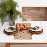 Дорожка на стол новогодняя Этель Spruce branches 30?70см, 100% хлопок, саржа 190 г/м?, бежевая