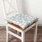 Подушка на стул Этель "Листья"цв.зеленый, 40х40 см, 100% п/э