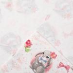 *Штора Этель "Любимая доченька", 145*260 см, 100% хлопок, рогожка