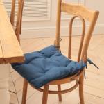 Подушка на стул Этель Freedom 42х42 см, цвет синий, лён 56%, хлопок 44% 405 г/м2