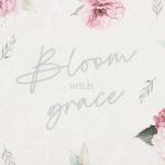 Коврик для ванной Этель Bloom with grace 50х80 см, 100% п/э, велюр