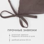 Подушка на стул Этель Kitchen 42х42 см, цв. серый, 100% хл, саржа 220 г/м2