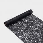 Дорожка на стол Доляна «Паутинка», 150?33 см, чёрная