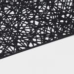 Дорожка на стол Доляна «Паутинка», 150?33 см, чёрная