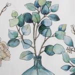 *Полотенце "Этель" Flower mood 40х73 см, 100% хл, репс 210 г/м2