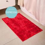*Мягкий коврик Expressia для ванной комнаты 50х80 см., цвет красный