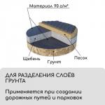 Материал для ландшафтных работ, 5 _ 1,6 м, плотность 90 г/м_, спанбонд с УФ-стабилизатором, чёрный, Greengo, Эконом 30%