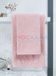 Махровое полотенце жаккардовое Вензель миндаль ПМА-6599 (187)