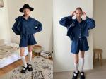 Костюм джинс  DENIM064/01/Синий