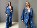 Жакет женский  DENIM075/01/Синий