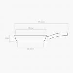 Сковорода с антипригарным покрытием, 26 см, NADOBA, серия VIKKI