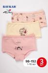 Трусы для девочки 3шт. Baykar