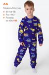 Хлопковая пижама для мальчика из футера с начесом Happyfox