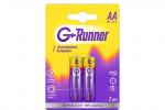 Батарейки алкалиновые «G-runner» AA/LR6, 1,5 V, в блистере 2 батарейки, (упаковка 12 шт)