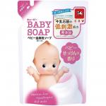 COW Мыло-пенка для тела и волос BABY SOAP 2 в 1 детское увлажняющее, 0+ 350 мл. сменная упаковка