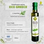 Оливковое масло EcoGreece с УКРОПОМ, Греция, ст.бут., 250мл