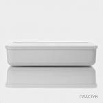 Контейнер для хранения с крышкой LaDо?m «Лёгкость», 7,95 л, 36?26?8 см, пластик, белый