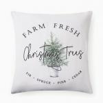 Наволочка декоративная "Этель" Christmas trees 40х40±6 см, 100% хлопок