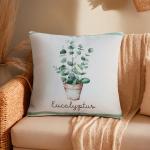 Наволочка декоративная "Этель" Eucalyptus (вид 2),  48 х 48 см, 100% хлопок