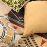 Наволочка декоративная 40х40 см, Circle beige, 100% хлопок