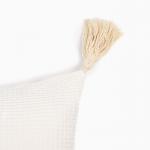 Наволочка декоративная "Этель" сканди 45*45 см молочный, 100% п/э