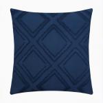 Наволочка декоративная "Этель" ромб 42*42 см, цвет синий