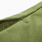 Наволочка декоративная "Этель" рогожка 45*45 см фисташка 100% п/э