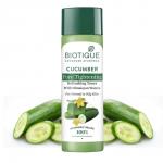 BIOTIQUE Cucumber pore tightening refreshing toner Освежающий и сужающий поры тонер для лица с экстрактом огурца 120мл