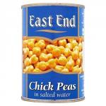 EAST END Chickpeas Нут консервированный 400г