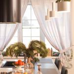 Комплект штор для кухни с подхватами «Звери в городе» 145?180 см-2 штуки, 100% п/э