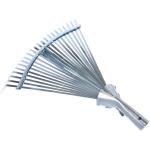 Грабли веерные пластинчатые оцинкованные 22 зуба 440*420мм