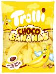 Воздушные жевательные зефирки Trolli Choco Bananas с шоколадной начинкой 150 гр