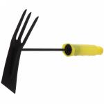 Мотыжка комбинированная грабельки/бороздовичек "Чиполино" 22*15см пластиковая ручка ДоброСад