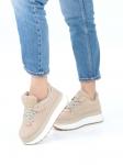 05-A9001-3 BEIGE Кроссовки женские (натуральная замша)