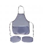 Накидка с нарукавниками ArtSpace , 53,5*44,5см, 3 кармана, серый, ФН_1823