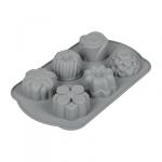 Форма силиконовая цветочки, 6 ячеек, 29*17,5*3,5 см BASIC Marmiton