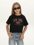Футболка "Нью Йорк" черный Девочка