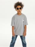 Футболка "Пляж" серый мальчик
